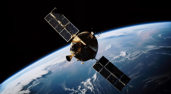 Satélite em órbita